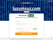 Tablet Screenshot of luzumsuz.com